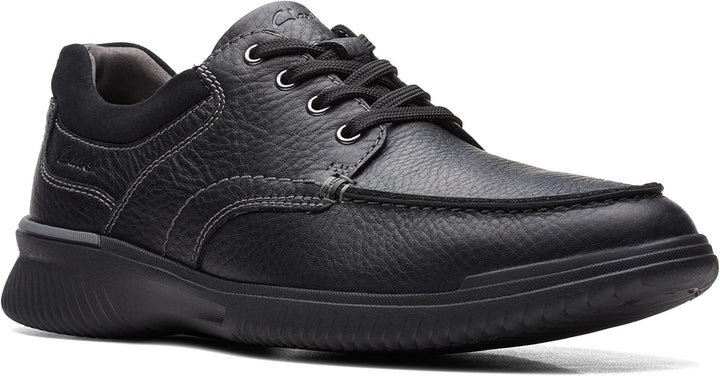 Clarks Herren Donaway Edge Oxford 41.5 EU Black Leather, 41.5 EU Black Leather