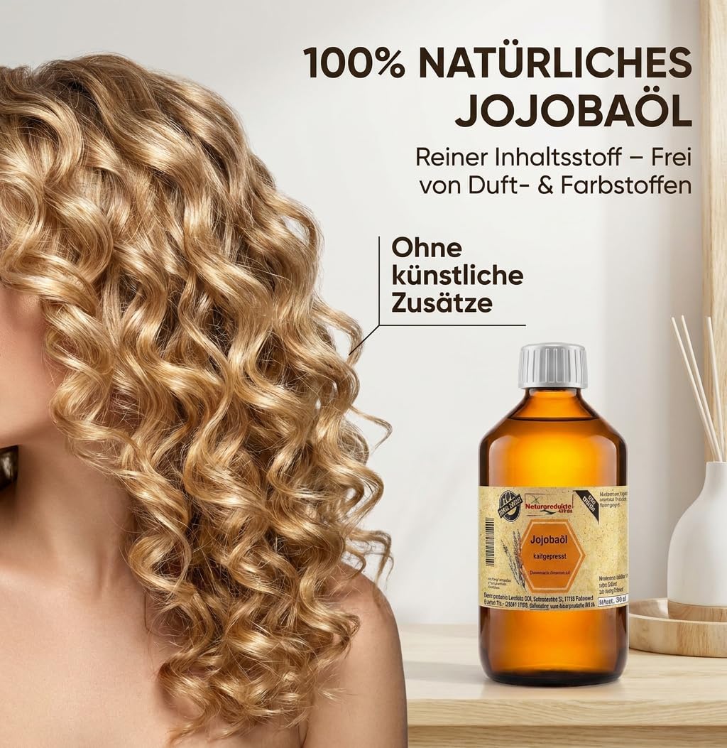 Jojobaöl kaltgepresst (500 ml) Jojoba Öl kaltgepresst