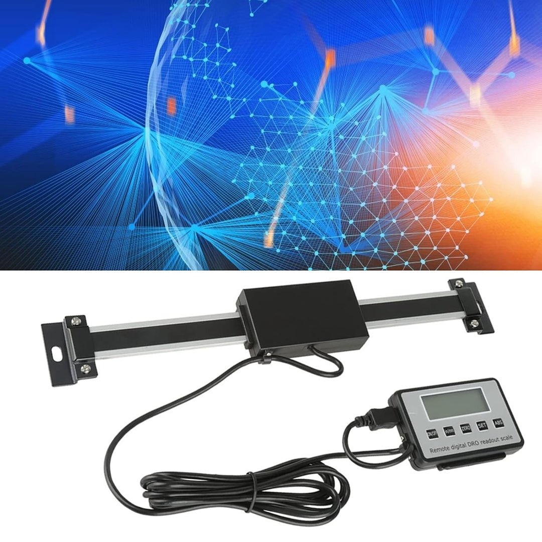Fafeicy Digitale Anzeige, 0–150 Mm, Digitale Lineare Skala mit Fernanzeige, Hochpräzise LCD-Anzeige,