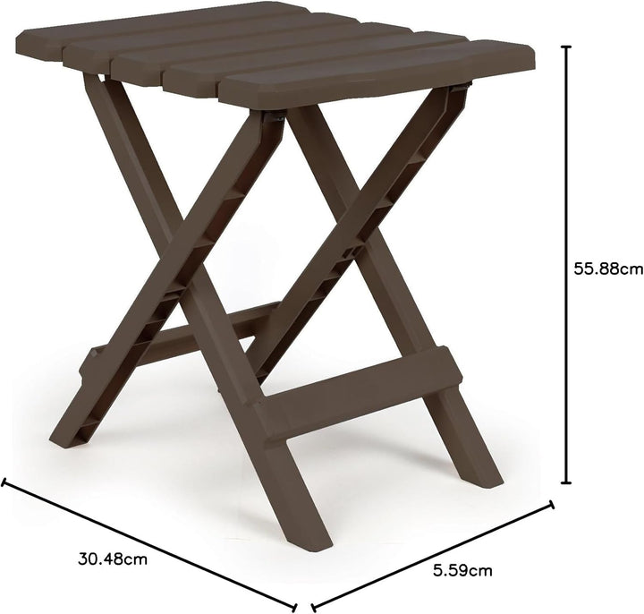 Camco 51882 Patio-Side-Tables Regular Braun, Regular Braun