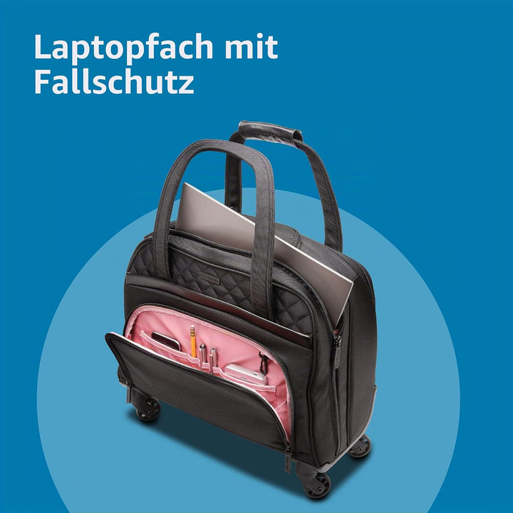 Kensington Laptop Rolltasche Contour 2.0 Executive Balance Laptop Spinner für bis zu 15.6 Zoll Lapto