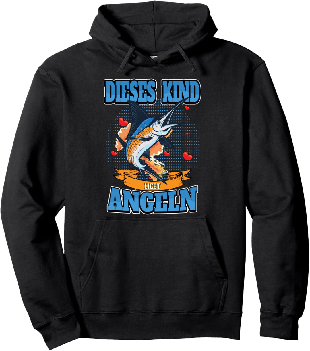 Karpfen Hecht Mann Carp Fishing Dieses Kind liebt Angeln Pullover Hoodie