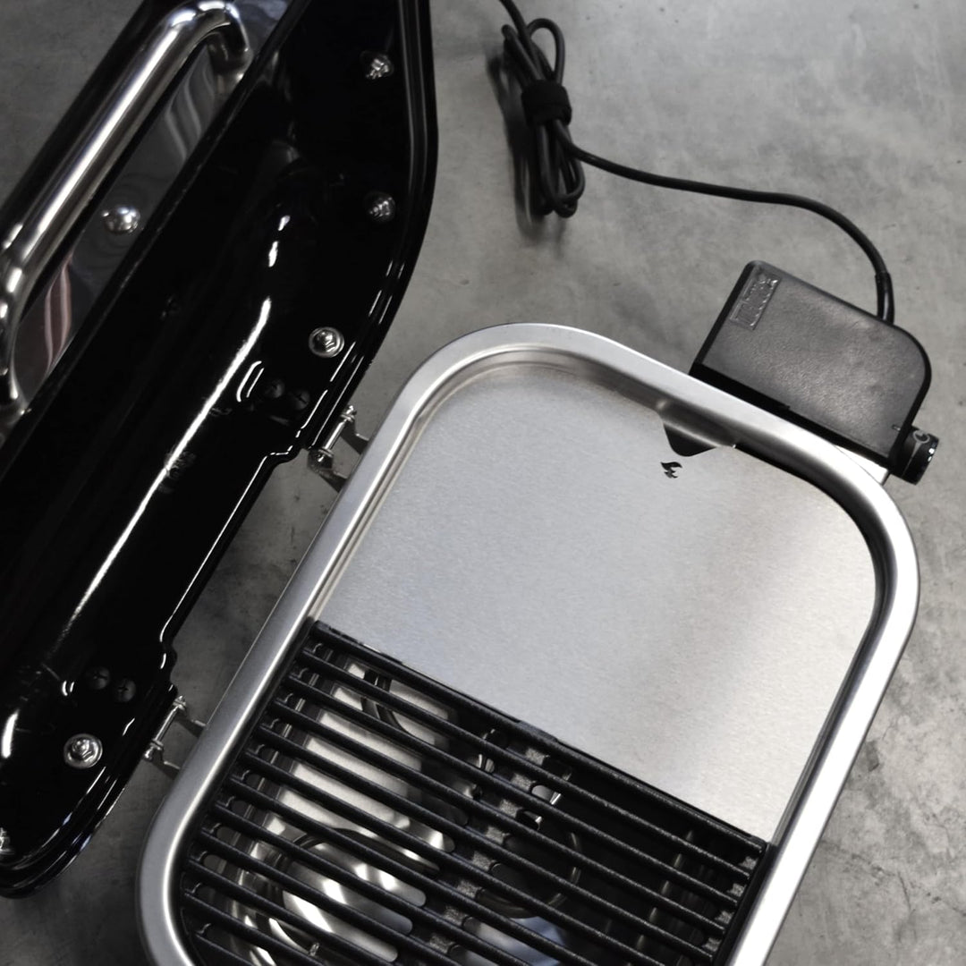 Grillrost.com Das Original Robuste Edelstahl-Plancha - Hochwertige Grillplatte für den Weber Lumin C