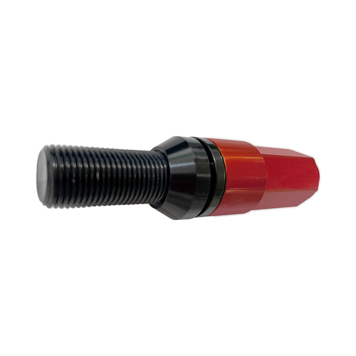 OMP SPEED Set 20 Radschrauben schwarz mit metrischer M12X1.25 Schlüssel 17-19 lang Gewinde 28 mm mit