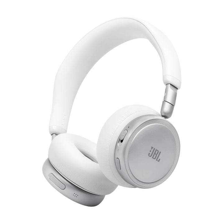 JBL Live 680NC Kabellose On‑Ear‑Kopfhörer mit Noise Cancelling, Weiss | Bluetooth 6.0, Personalisier