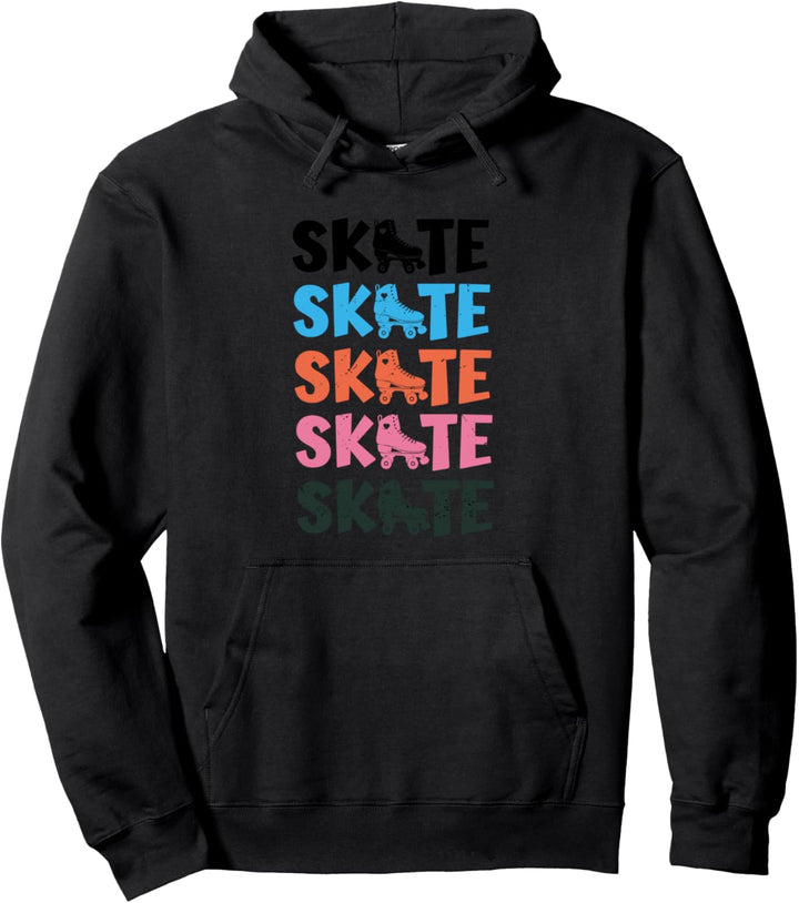 Bunte Skate Roller Retro Derby Skating Trainer Skater Pullover Hoodie