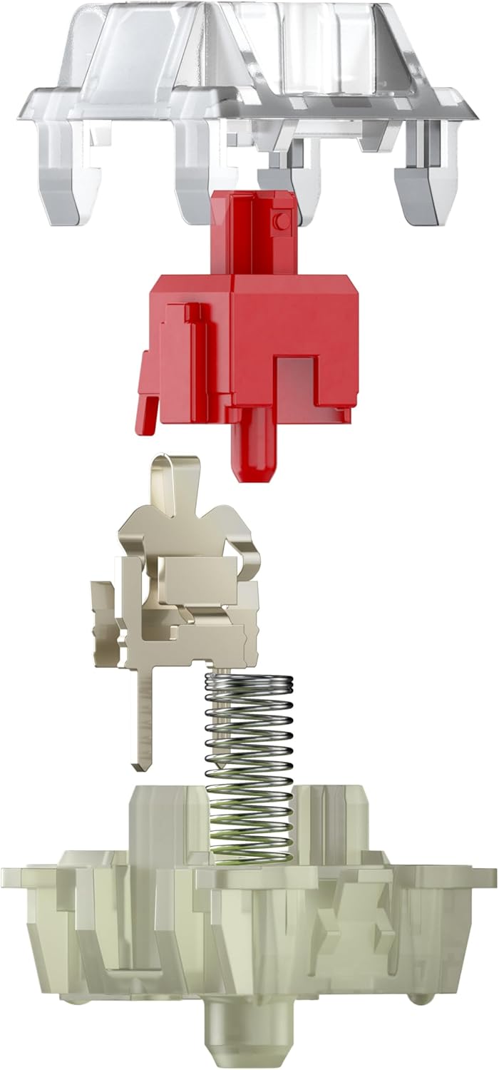 CHERRY MX RGB RED Switch Kit, 23 Mechanische Tastatur-Schalter, für DIY, Hot Swap oder Gaming-Keyboa