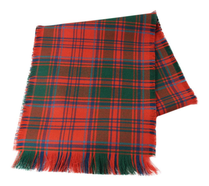Traditionelle schottische Tartan 100% Wolle Plain Schärpe mit vollen Fransen - Grant Red Ancient