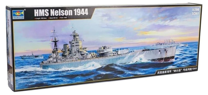 Trumpeter 1/200 HMS Nelson 1944, Mehrfarbig, TRU03708