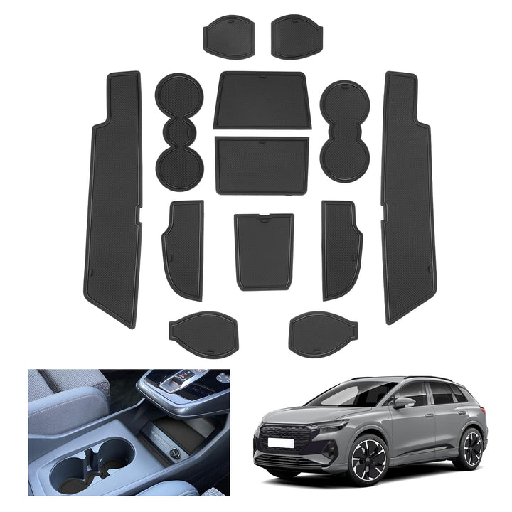 GAFAT Kompatibel mit Audi Q4 Etron Antirutschmatten 2021 2022 2023, Q4 Etron Sportback EV Electric G