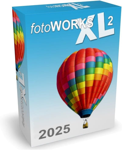 Fotoworks XL 2 (2024er Version) Bildbearbeitungsprogramm zur Bildbearbeitung in Deutsch - umfangreic