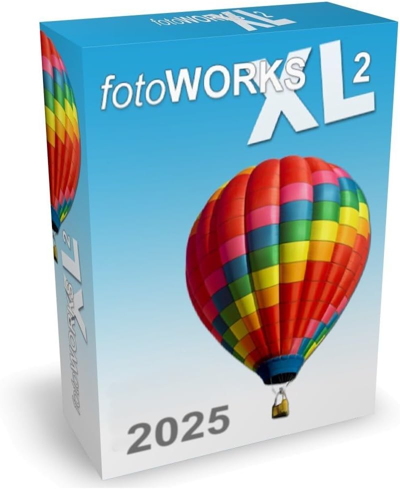 Fotoworks XL 2 (2024er Version) Bildbearbeitungsprogramm zur Bildbearbeitung in Deutsch - umfangreic