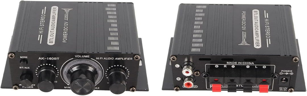 Bluetooth 5.0 Audio-Leistungsverstärker, Aluminiumlegierung, 20 W X 2, 20 Hz Bis 20 kHz, Stereo-Vers