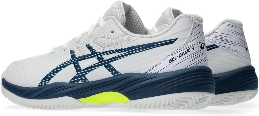 ASICS Jungen Gel-Game 9 Gs Clay/Oc Sneaker 33 EU White Restful Teal, 33 EU White Restful Teal