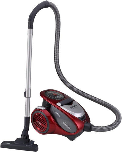 Hoover XP 25 XARION PRO XP81 XP25 Allergy Care Bodenstaubsauger beutellos, 1.5 liters, Rot/Grau, XP