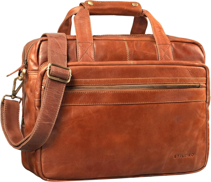 STILORD 'Adventure' Lehrertasche Herren Damen Aktentasche Office Büro Schulter- oder Umhängetasche B