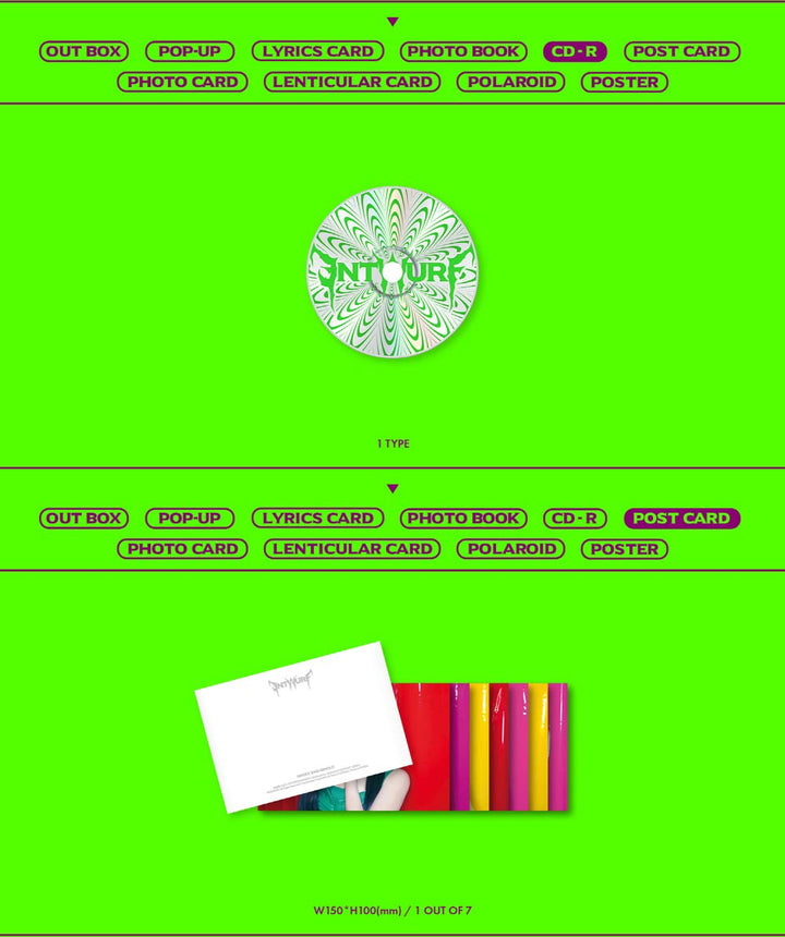 JYP Entertainment NMIXX - ENTWURF (Limited Ver.) CD+Folded Poster, DUK1477