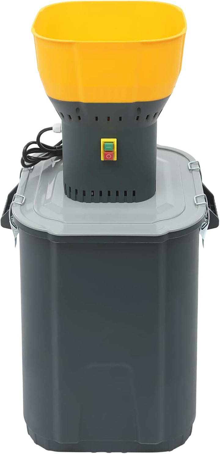 OUKANING Elektrische Getreidemühle 55L 400kg/h Schrotmühle aus Edelstahl 1300W 19000r/min Malzmühle