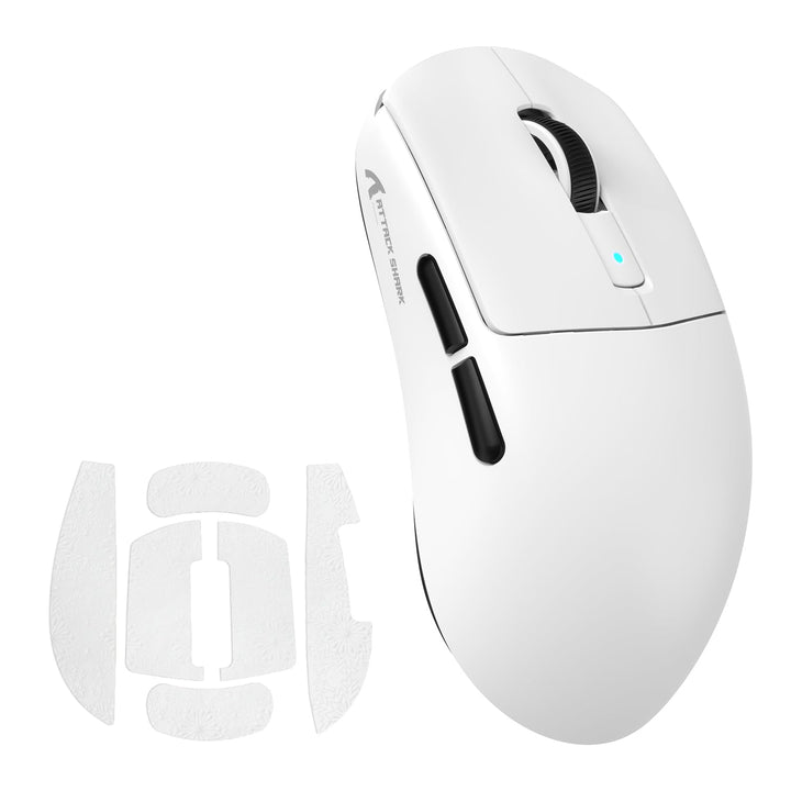 MAMBASNAKE x ATTACK SHARK R6 39g SUPERLIGHT Mouse with Grip Tape, PixArt PAW3950MAX Gaming Sensor, W