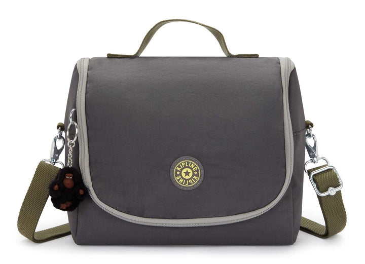 Kipling New KICHIROU Large Lunchbox, Pouches, Cases, Back to Grey (Grey), Back To Grey
