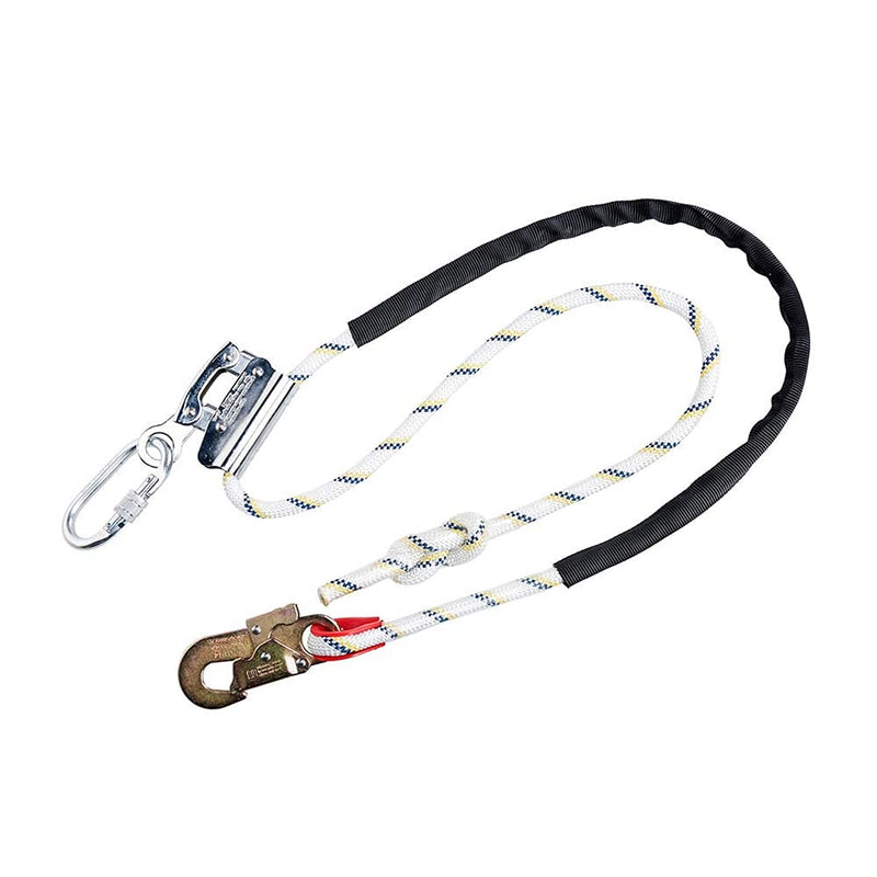 Portwest Work Positioning Lanyard White, Size: Reg, 200cm 200cm White, 200cm White