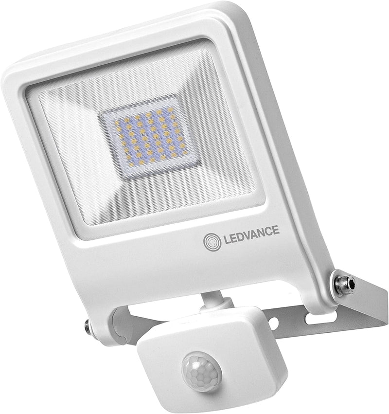LEDVANCE LED Fluter, Leuchte für Aussenanwendungen, integrierter Bewegungssensor, Warmweiss, 223 mm