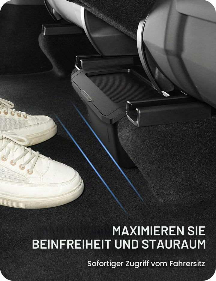 BASENOR 2026 2025 Tesla Model Y Juniper Organizer für die hintere Mittelkonsole, staubdichter TPE-Ab