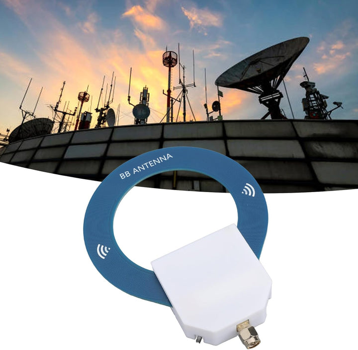 Donut SW-Antenne, 9,9 kHz Bis 181 MHz Rahmenantenne Kurzwelle, 10-30 DBuV Tragbare Mini-Rahmenantenn