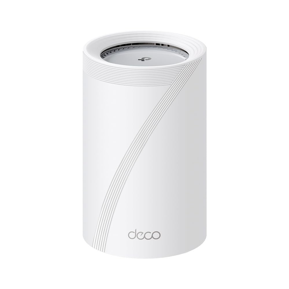 TP-Link Deco BE65 Pro (1er-Pack) BE9300Mbps Tri-Band Whole Home Mesh WiFi 7 System, 2 x 5 Gbit/s & 1