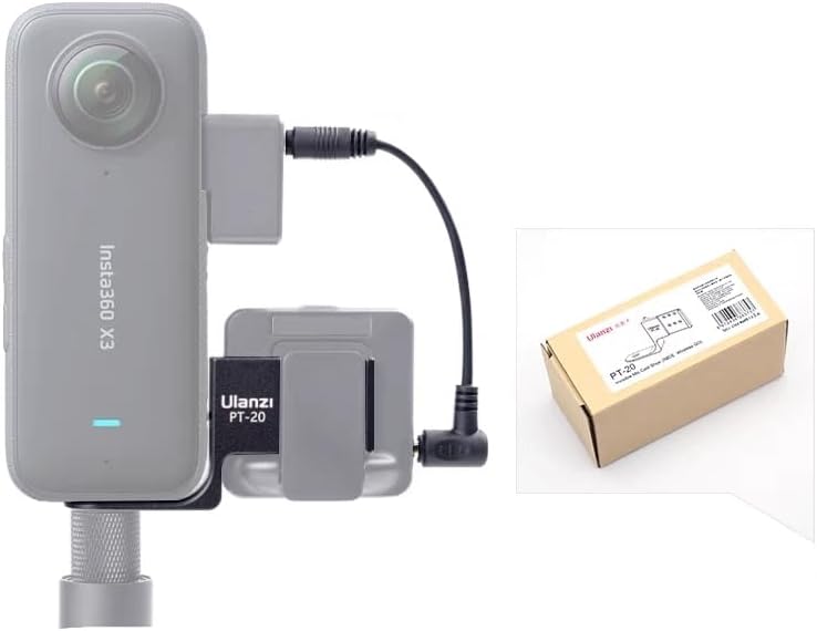 Ulanzi PT-20 für Insta360 X3 / ONE X2 unsichtbares Mikrofon Cold Shoe für RODE Wireless GO Mikrofonh