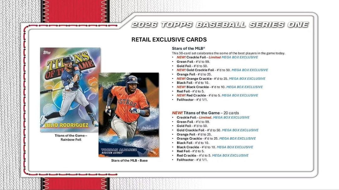 2026 Topps Baseball Series 1 Vorteils-Blaster-Box
