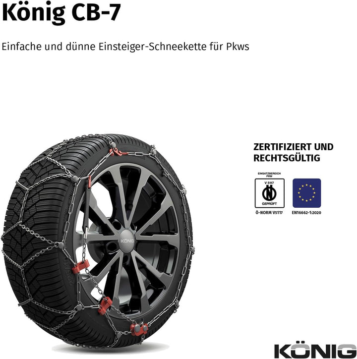 KÖNIG CB-7 103 - Schneeketten 2004015103, 2004015103