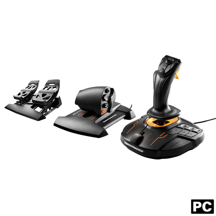 Thrustmaster T16000M FCS Flight Pack - Joystick, Throttle und Rudder Pedals für PC