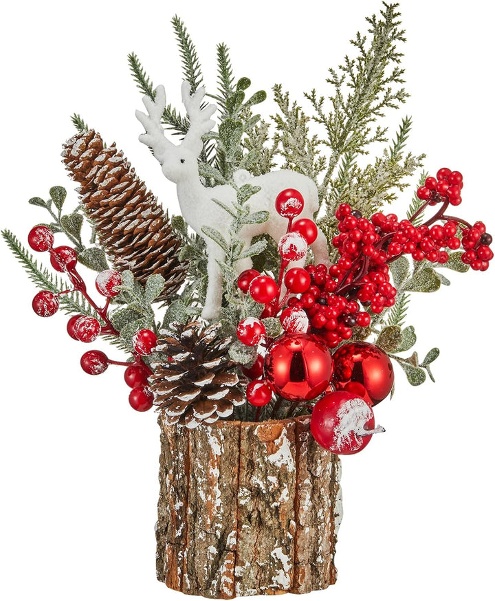 Klein Künstlich Weihnachtsbaum Weihnachten Deko - Mini Weihnachtsbaum Tannenbaum künstlich auf dem T