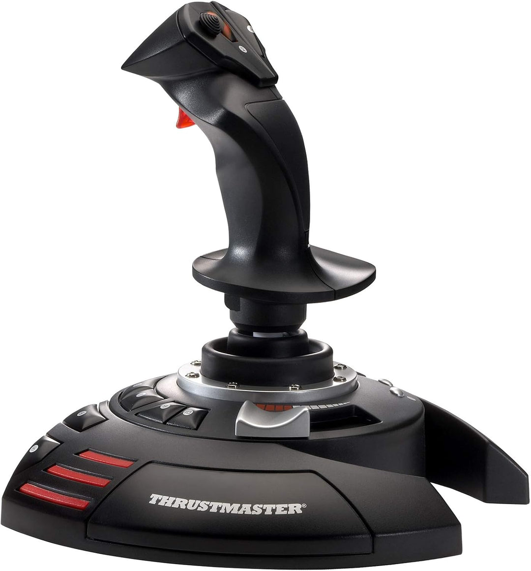 Thrustmaster T.Flight Stick X, Joystick mit Rudersteuerung, umprogrammierbaren Tasten und Achsen, Dr