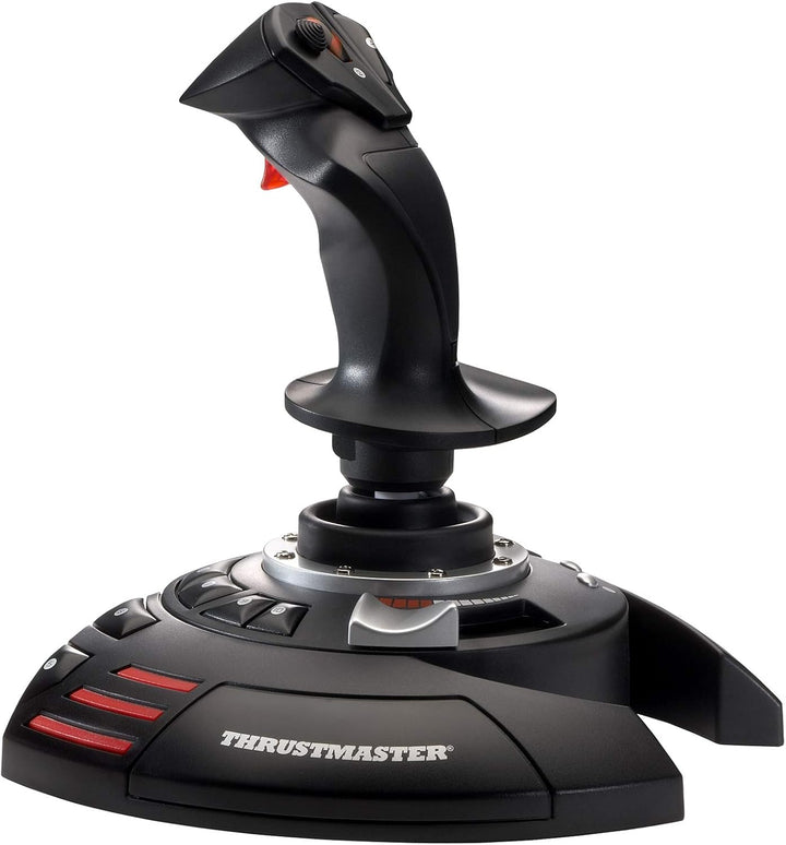Thrustmaster T.Flight Stick X, Joystick mit Rudersteuerung, umprogrammierbaren Tasten und Achsen, Dr