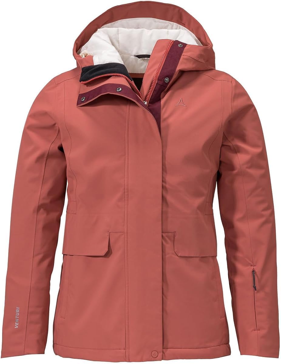 Schöffel Damen Ins. Jacket Antwerpen L, wasserdichte und atmungsaktive Winterjacke, urbane Outdoorja