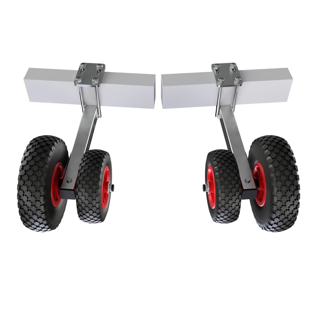 SUPROD Zentriereinrichtung, Auffahrhilfe, Sliphilfe, Boot Trailer, ZENDW-260-PU schwarz/rot, schwarz