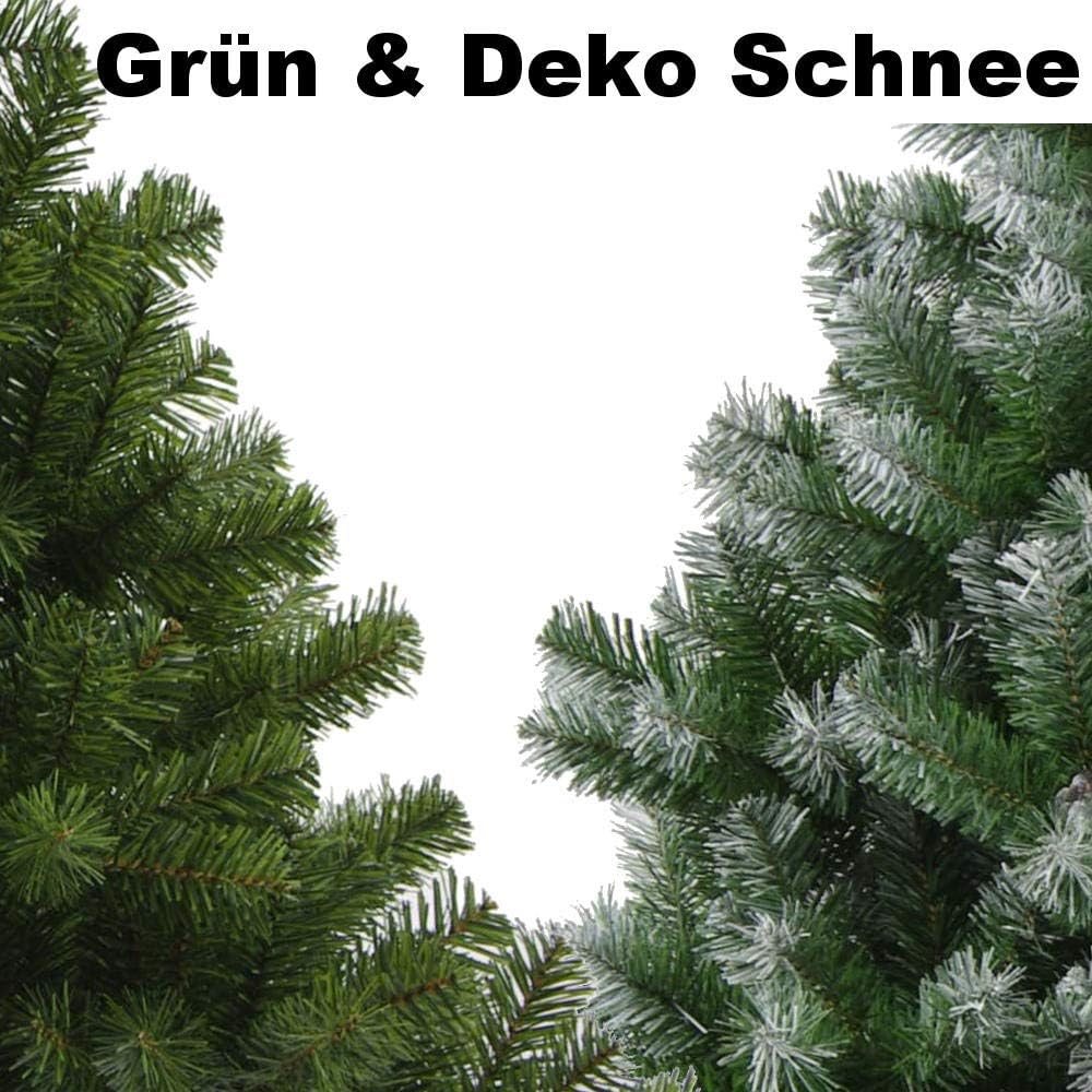 Trade-Shop künstlicher Weihnachtsbaum 90cm (Ø ca. 55 cm) mit 120 Spitzen und Schnellaufbau Klapp-Sys