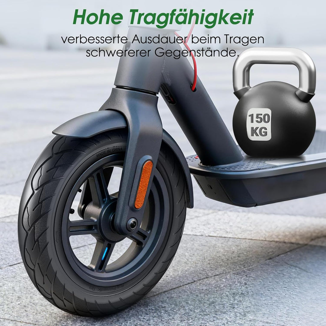 COASTA 2 Stück 10x2.125 Solid Reifen Schlauchloser - Passend für Vollgummireifen für Xiaomi 4Pro/4Li