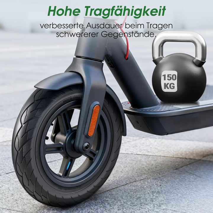 COASTA 2 Stück 10x2.125 Solid Reifen Schlauchloser - Passend für Vollgummireifen für Xiaomi 4Pro/4Li