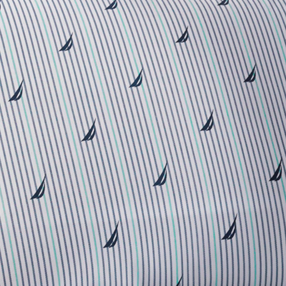 Nautica - Bettwäsche-Set für Doppelbett, Baumwollperkal, knackig und kühl, leicht und atmungsaktiv (