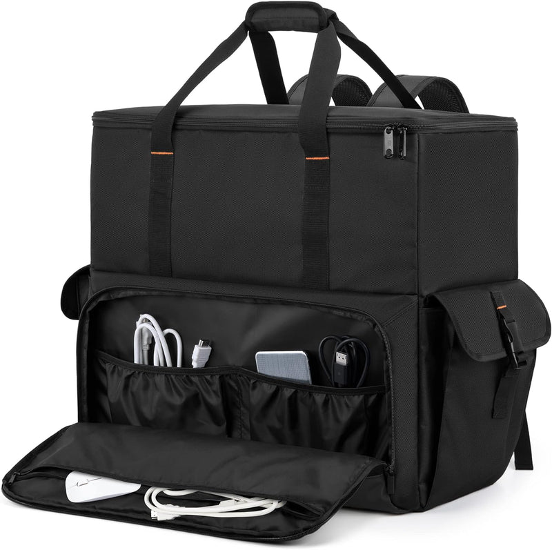 Trunab PC Host Tragetasche, Computer Rucksack für Prozessoren, Maus, Tastatur, Kopfhörer und Kabel,