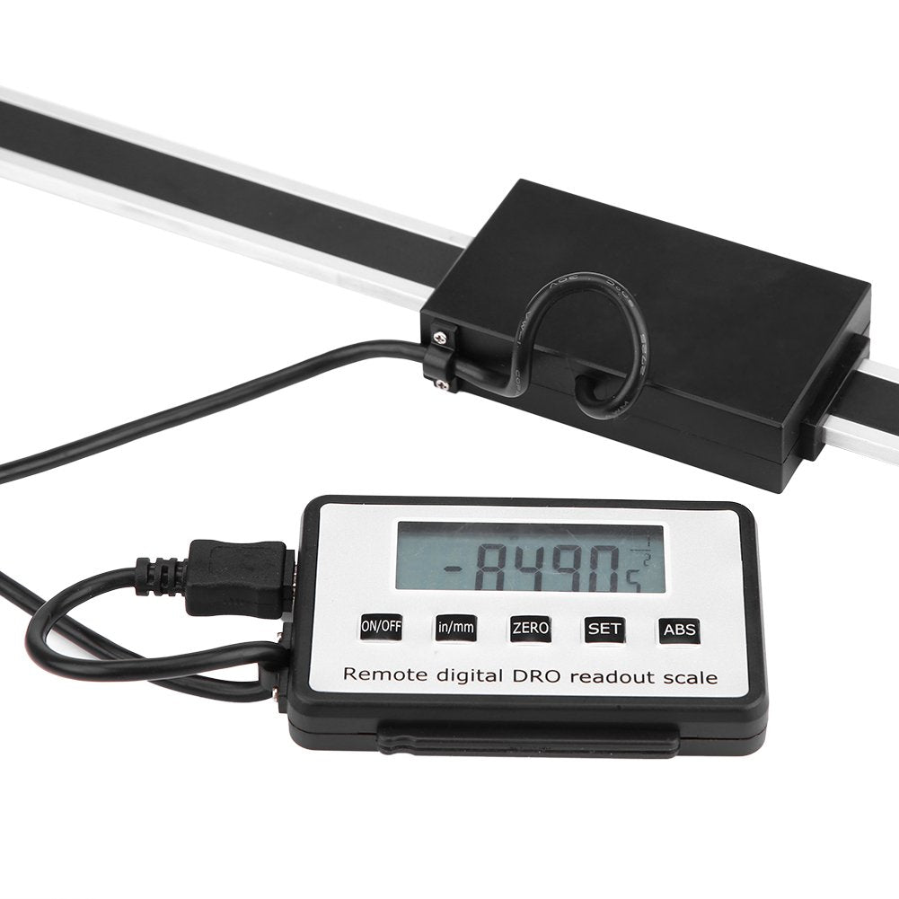 Digitales Ableseset, ± 0,06 mm 0-600 mm Digital Readout Linear Scale Präzises LCD-Ableseset mit line