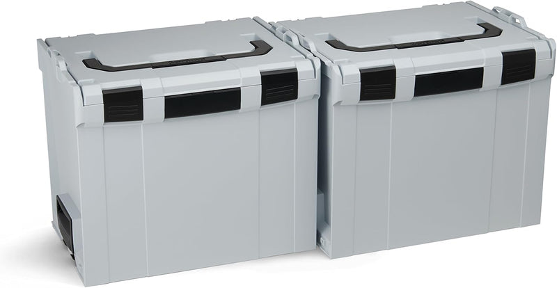 Sortierkasten tragbar | 2x Bosch Sortimo L BOX 374 | Werkzeug Organizer Box | Sortimentsbox Kunststo