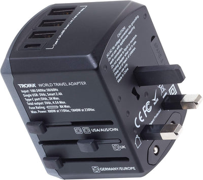 TROIKA Design Werkstatt Reiseadapter-Set TROIKA World TRAVEL Adapter