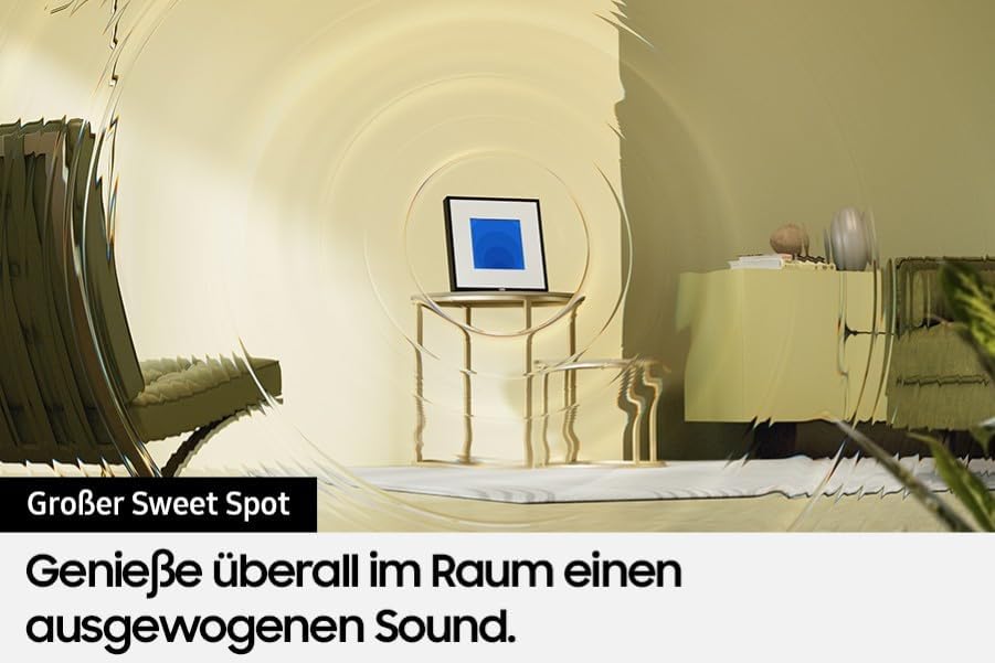 Samsung Music Frame HW-LS60D Soundbar für TV-Geräte, Music Frame Design im Bilderrahmen-Stil, Blueto