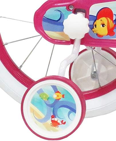 Denver 16" Sea Life Ref. 2495, Kinderfahrrad, Hellblau/Fuxia/Weiss