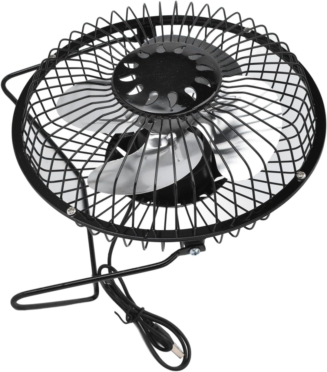 Okuyonic Solarbetriebener Ventilator, robuster, langlebiger Solar-Aussenventilator, schnelle Geschwi