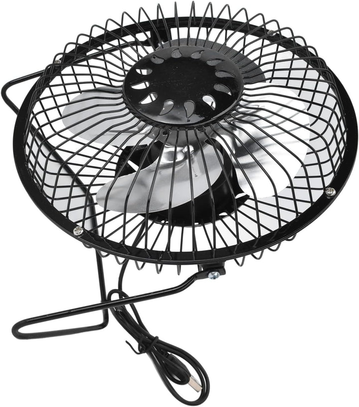 Okuyonic Solarbetriebener Ventilator, robuster, langlebiger Solar-Aussenventilator, schnelle Geschwi